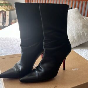 Authentic Lou Boutin  Leather Boots 🖤
